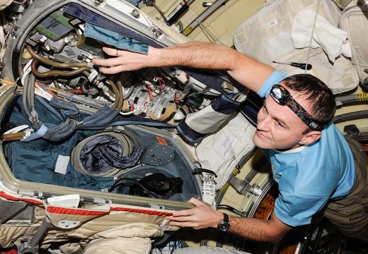 nasa2explore 10424017794 Cosmonaut Sergey Ryazanskiy With Spacesuit