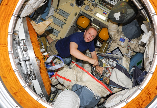nasa2explore 10424018604 Cosmonaut Oleg Kotov With Spacesuit