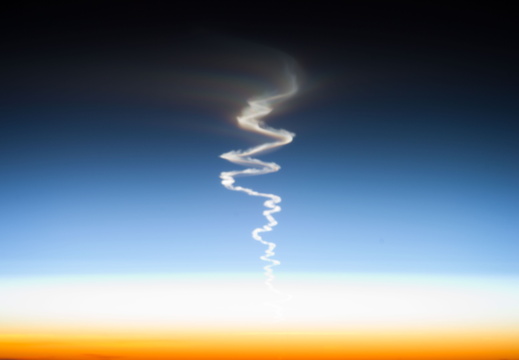 nasa2explore 11051541753 Missile Launch Viewed from the International Space Station