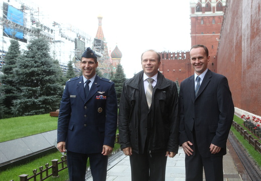 nasa2explore 9686798995 Expedition 37 38 Crew Members at the Kremlin Wall