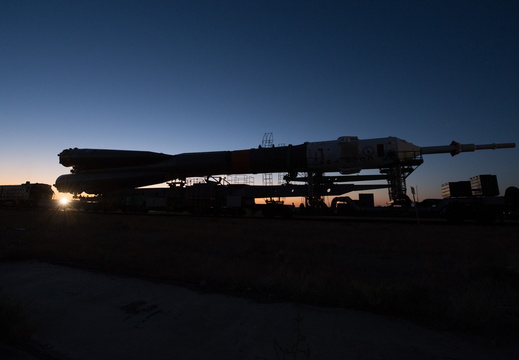 nasa2explore 9898916665 The Soyuz TMA-10M Spacecraft Is Rolled Out
