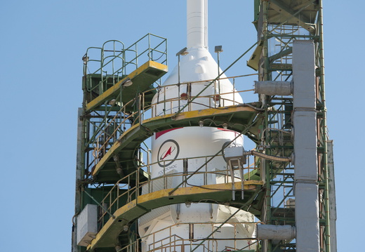 nasa2explore 9898922375 The Soyuz TMA-10M Spacecraft On Its Launch Pad