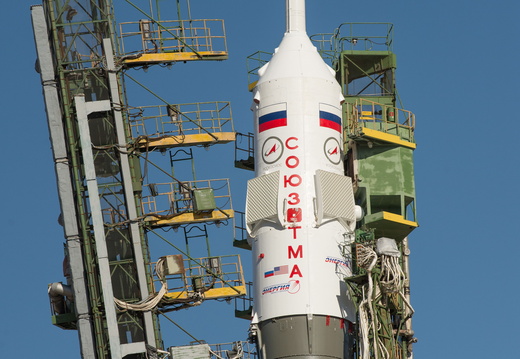 nasa2explore 9898923515 The Soyuz TMA-10M Spacecraft On Its Launch Pad