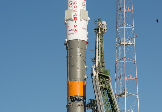 nasa2explore 9898978844 The Soyuz TMA-10M Spacecraft On Its Launch Pad