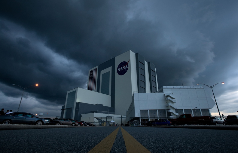 Storm Clouds Roll In Over The Vehicle Assembly Building - 9368047511_ba6d345db7_o.jpg
