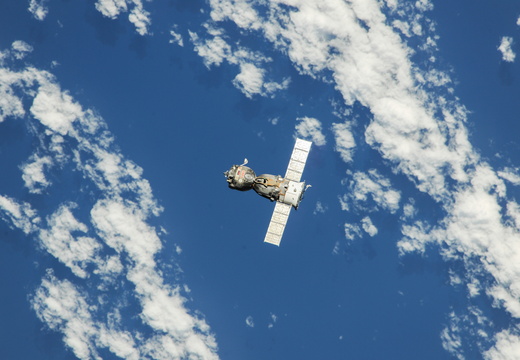 The Soyuz TMA-08M Spacecraft Departs - 9738123954 c2a4274596 o