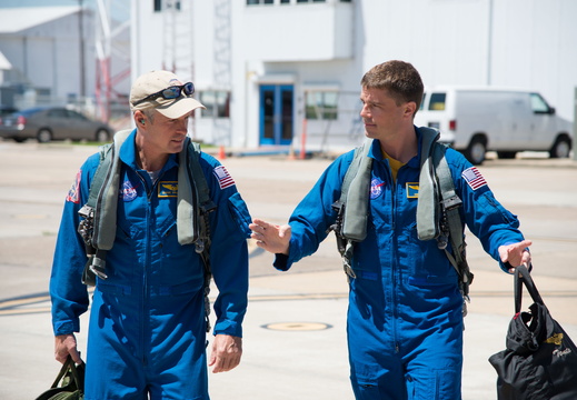Expedition 40 Astronauts at Ellington Field - 8741276313 113c5e8267 o