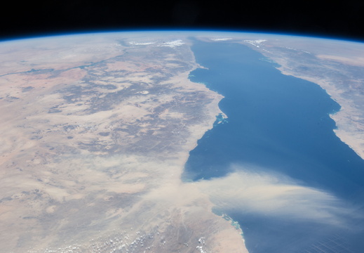 Egyptian dust plume and the Red Sea - 9241644250 3f7294b877 o