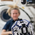 Astronaut Karen Nyberg with SPHERES - 9547663846_f306c0e7a6_o.jpg