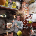 Astronaut Karen Nyberg With Fresh Fruit - 9414665191_8d029c503b_o.jpg