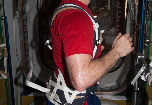 Astronaut Chris Cassidy Excercises With COLBERT - 9296267518 2ce63d35e8 o