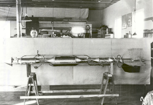  Henry Sachs with Robert Goddard's Rocket in New Mexico 