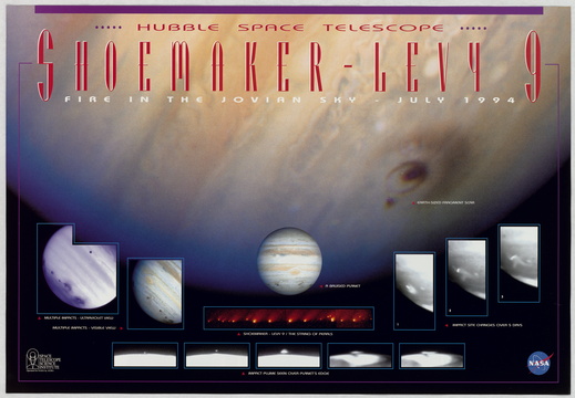 SHOEMAKER-LEVY 9. Fire in the Jovian Sky