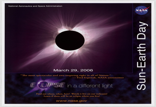 Sun Earth Day 2006: Eclipses in a Different Light