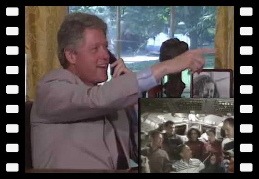 Video Recording of President William Jefferson Clinton's Remarks via Telephone to the Crew of the Space Shuttle Endeavour