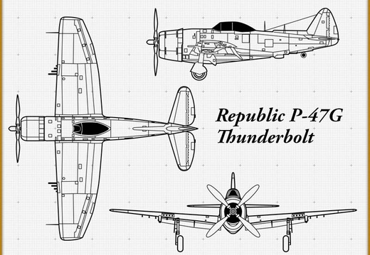 REPUBLIC P-47G THUNDERBOLT