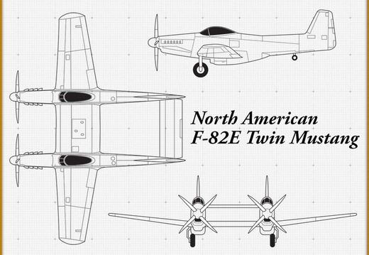 NORTH AMERICAN F-82E TWIN MUSTANG