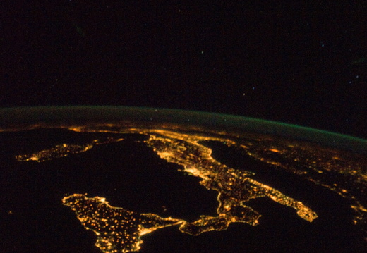 nasa2explore 7901354792 Night Lights of Italy
