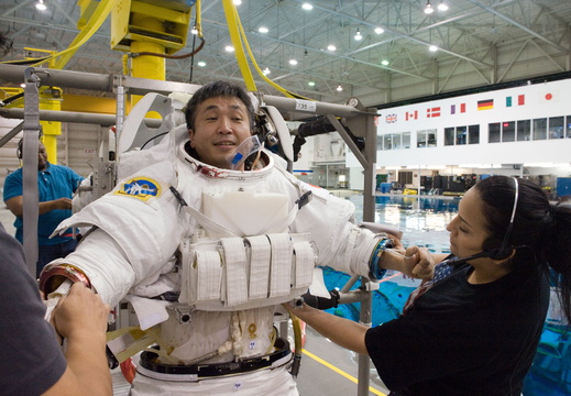 nasa2explore 6996846930 Astronaut Koichi Wakata Trains for Spacewalk