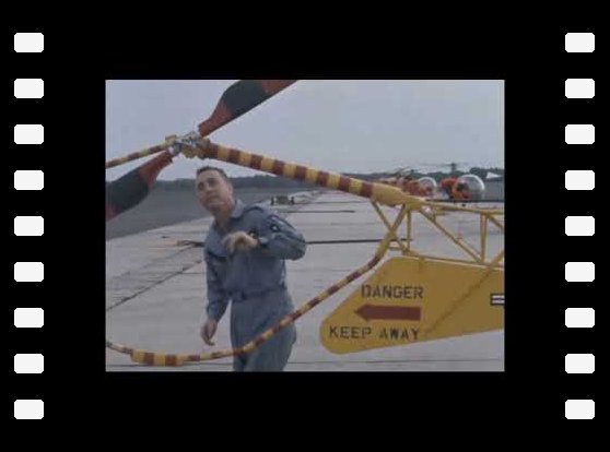 Gemini astronauts helicopter training - 1964 footages ( No sound )